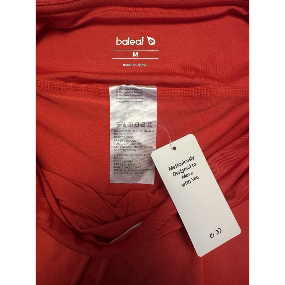 Baleaf Pleated Back Tennis Athletic Mini Skirt /Shorts Skort Pickleball Med Nwt - Picture 2 of 3